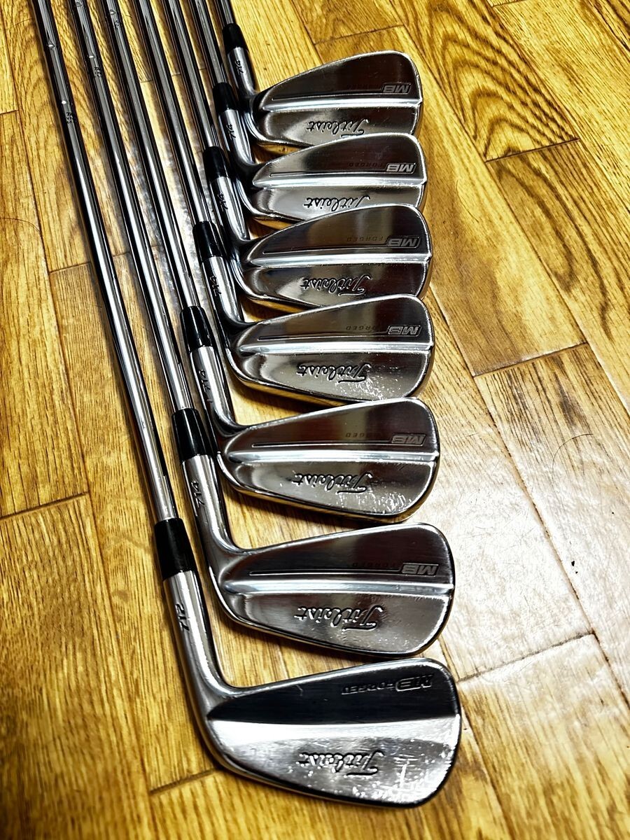 Titleist 714 MB Iron Set 7pcs 4-Pw Flex S Stiff Dynamic Gold S200 