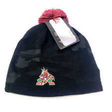 Fanatics NHL Arizona Coyotes Hockey Womens Authentic Pro Team Locker Room Beanie