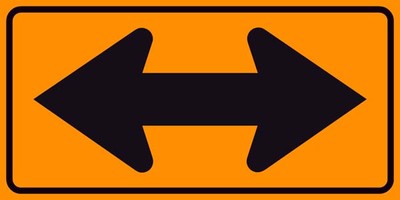 Double Arrow Sign