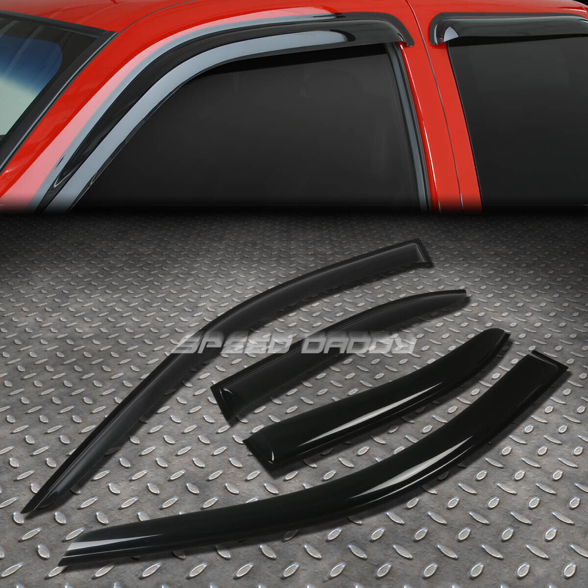 FOR 9905 VW JETTA A4 Mk4 SMOKE TINT WINDOW VISOR SHADE/SUN WIND/RAIN