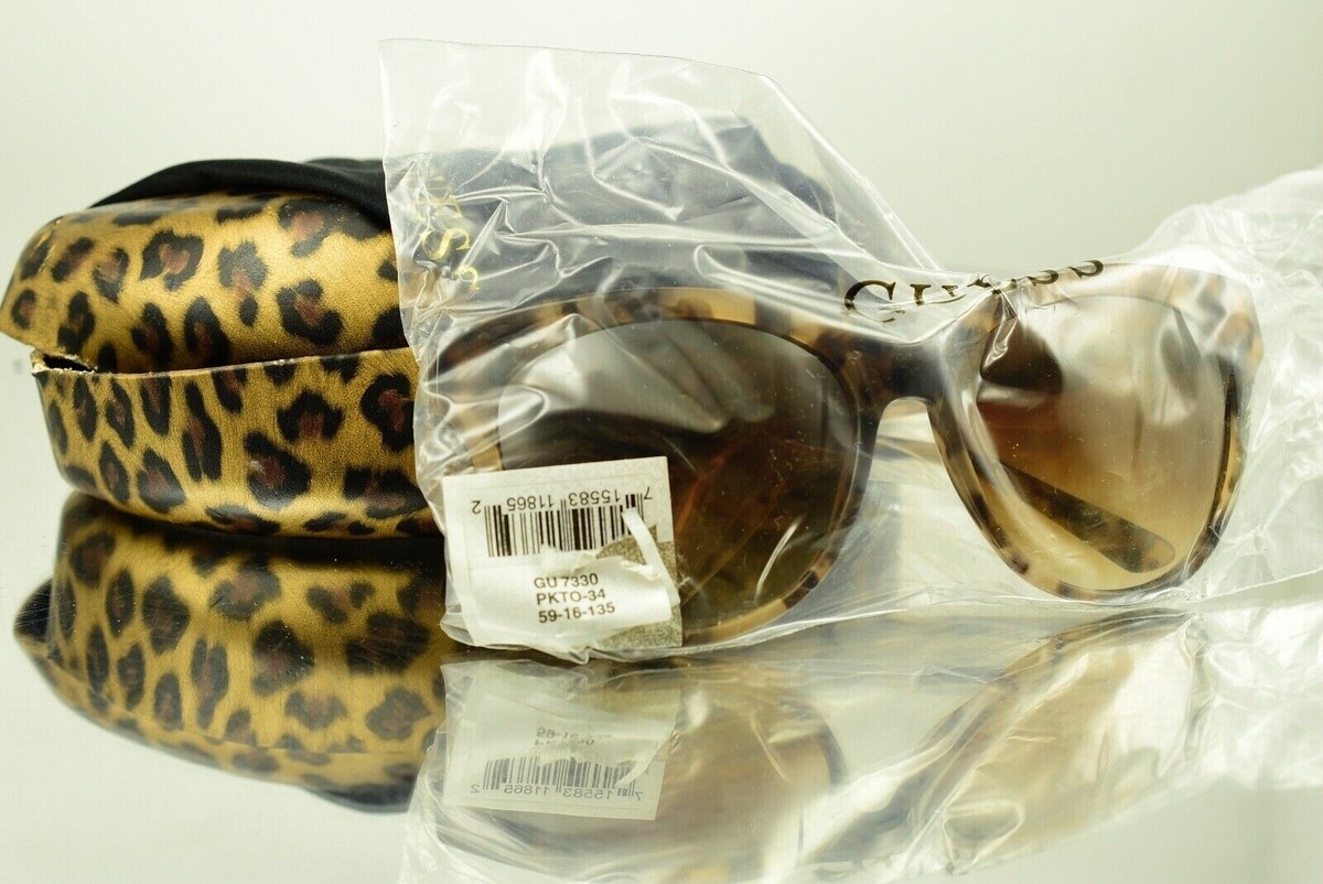 ？ Guess Sunglasses Brown Tortoise Cat EYE Ref GU 7330 O86 New | eBay