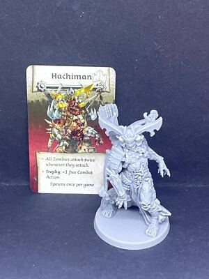 COOL MINI OR NOT Zombicide White Death - Figura e carta esclusiva Abomination Hachiman Kickstarter