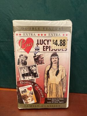 Lucys Lost Episodes/A Tribute to Lucy VHS 2001 Double Feature Clam Shell NOS