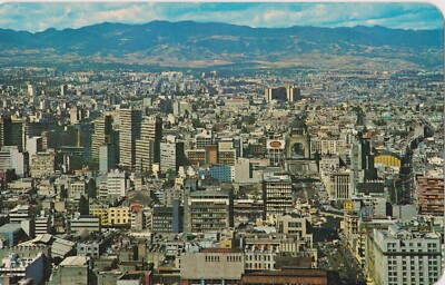 View over Mexico City from Torre Latinoamericano n. West 1970s