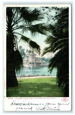 1906 The Boat House West Lake Park Los Angeles CA California Early Postcard
