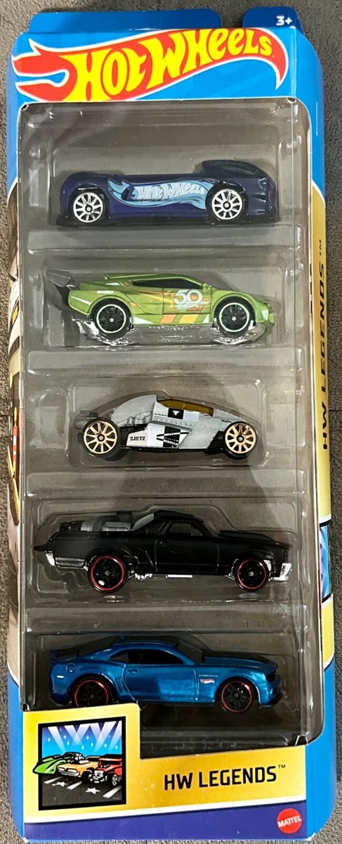 Hot Wheels 2022 HW Legends 5 Vehicle Gift Pack #HFV82 1:64 Scale