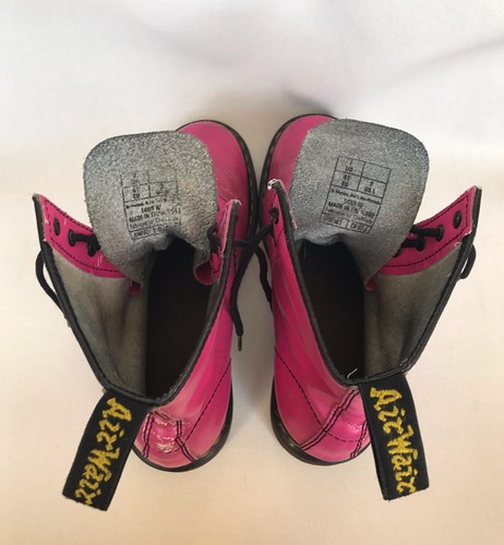 black friday sale vintage bright pink doc dr martens boots uk 7