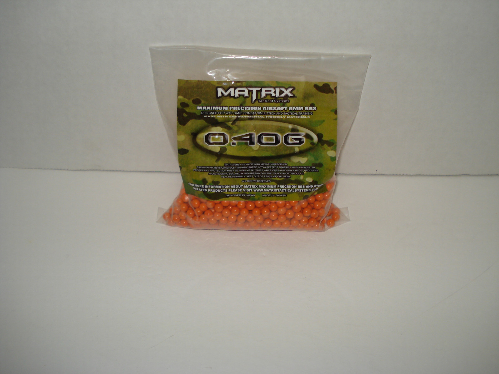 MATRIX MAXIMUM PRECISION AIRSOFT BB’S .40 grams 6MM 900 BB’s eBay