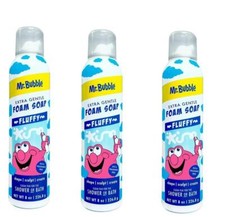 BL Mr Bubble Foam Soap Extra Gentle Fluffy 8oz each Three Pack