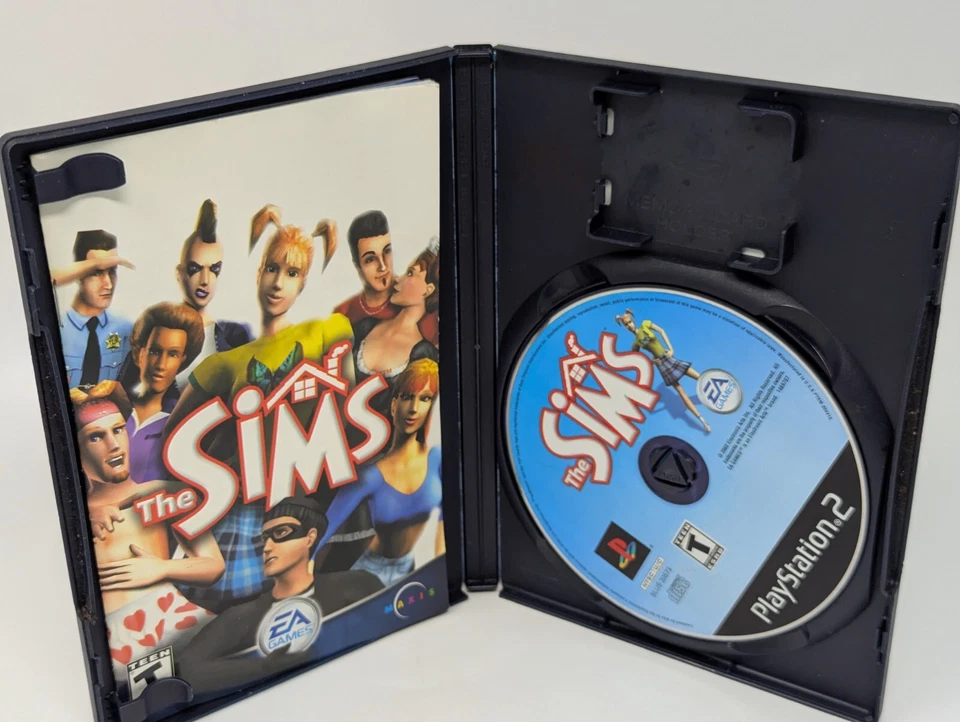 The Sims (Sony PlayStation 2, 2005) - CIB w/ Reg Card - Image 3 of 4