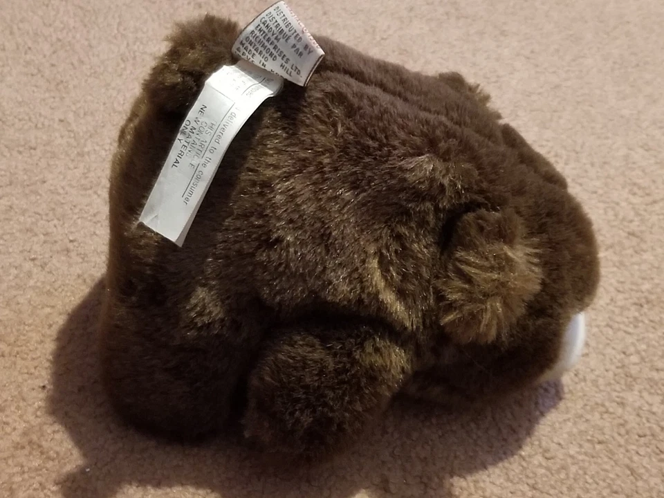 De colección Gund Brown Bear - Grizzly Mini peluche con gorro My Little Pony Foto 3 de 4