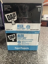 Alex Fast Dry 5.5 oz. White Acrylic Latex Plus Silicone Caulk Box Of 9