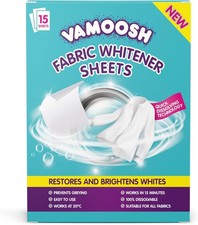 Vamoosh Laundry Whitener Sheets (Pack of 15) &ndash; Whitener for White Clothes &ndash; Rest