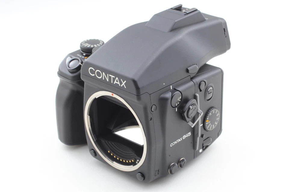 [ESTADO PERFEITO] CONTAX 645 Câmera de Filme Médio Formato Localizador AE MF-1 MFB-1A do JAPÃO - Imagem 4 de 4