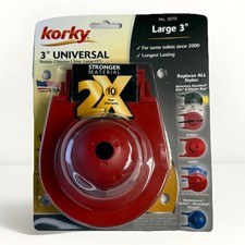 Korky 3" Universal Toilet Flapper 3" Large With Chain 3070