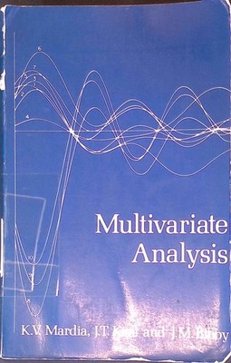Multivariate Analysis. Probability and Mathematical Statistics Mardia, Kanti V.,
