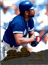1996 Pinnacle The Naturals Joe Carter 162 Toronto Blue Jays MLB Baseball Card...