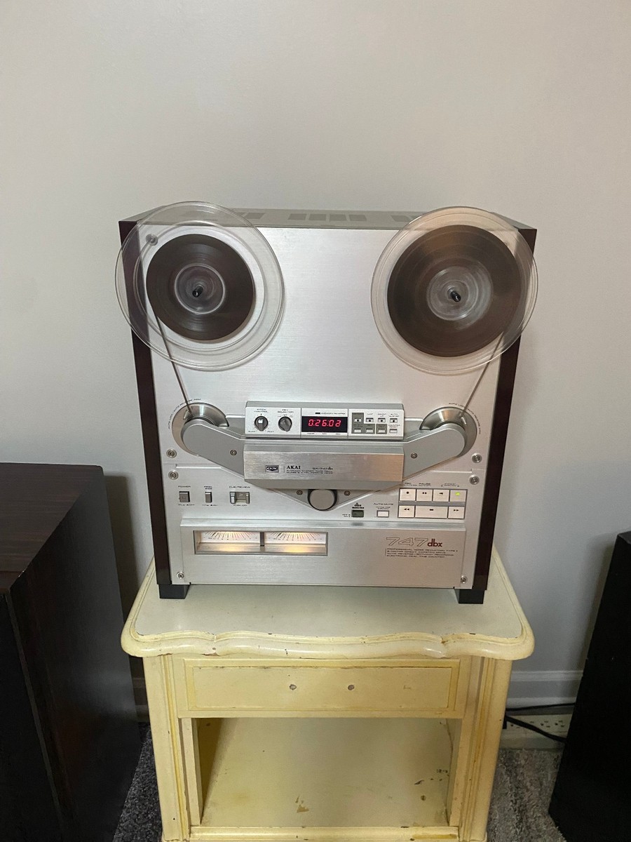 Akai GX-747 dbx 4 Track Stereo Tape Deck Glass & X ' Tal Ferrite