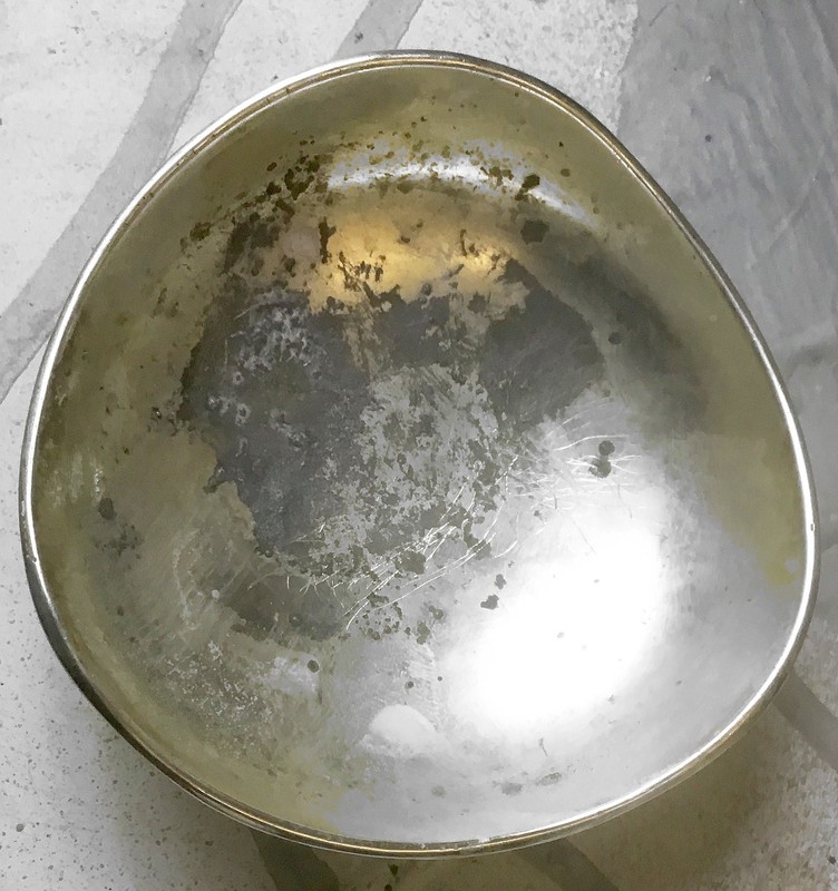 0.900 CHILE SILVER FINGER BOWL 8 X 3cm 43.5g 90% SILVER
