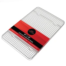 Stainless Steel Baking & Cooling Wire Rack for Jelly Roll Cookie Sheet Oven Pan
