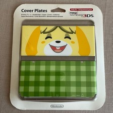 New Nintendo 3DS Cover Plate Animal Crossing Shizue Custom Design Unused
