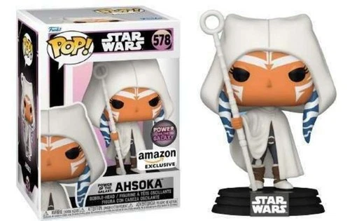 Funko POP! Star Wars: Power of The Galaxy: Ahsoka (Amazon)(Damaged Box) #578