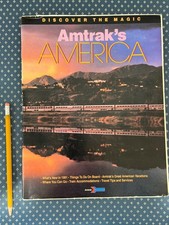 1991 Amtrak’s America Travel Brochure System Map Timetable Vintage Rail