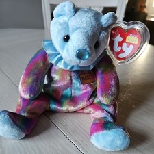 Ty Beanie Babies MARCH Birthday Bear with Tags 2001