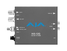 AJA HI5-12G-R-ST SDI to HDMI Converter 12G / Fiber ST / 4K60 HDR10