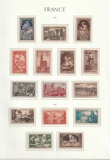 FRANCE ! Timbres anciens NEUFS de 1939 n°440-443 et 445-453 et 459-460