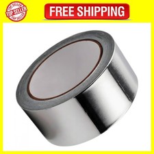 Thicker Aluminum Foil Tape 2-Inch X 50Ft Heavy Duty High Temp Silver Tape for HV