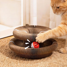 Accordion Magic Organ Cat Scratching Board Toy Kitty Kurlz Ball Scratch Pad