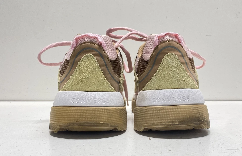 Converse 168179C Women's Parfait Pink Solid Leather Shoes Low Size 8 - Image 4 of 4