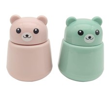 2-Pack Bear Pill Crushers - BPA-Free Dual Grinders, FDA-Compliant Fine Powder...