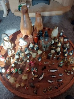 Huge Penguin Bird Ornament Collection 94 Piece Vintage & Modern Job Lot Mixed