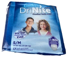 Comfees Absorbent Diaper Underwear Pull Ups Small / Medium 68 Total 4 pks Unisex