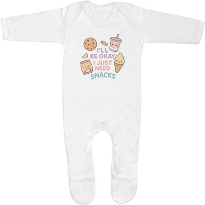 ''Ich werde okay sein. I Just Need Snacks Baby Schlafanzüge (SS054196)