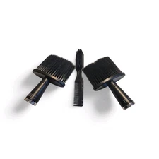 2 Pcs Barber Neck Duster  Soft Hair Cleaning Brush And Comb