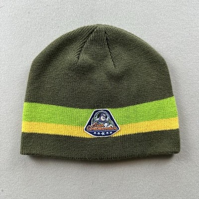 Vintage Buzz Lightyear Beanie Hat Cap Youth Green Star Command Disney Toy Story