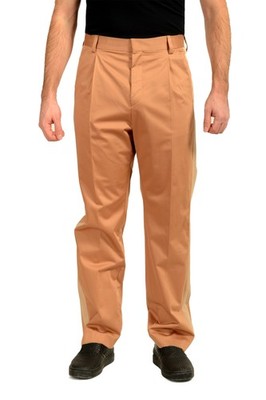 Hugo Boss ''Kailo-Tano251X'' Bronze Pleated Front Pants US 32R IT 48