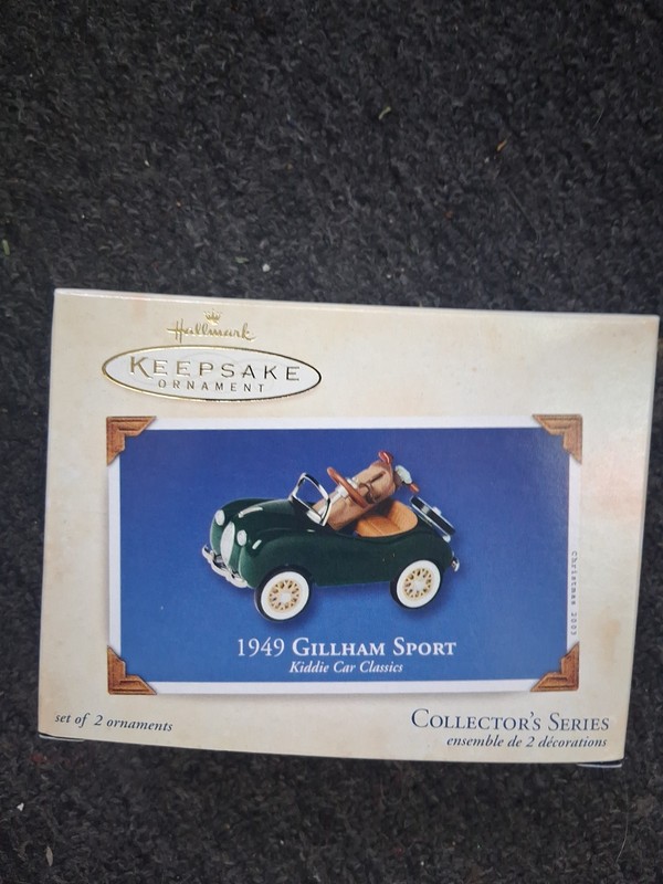 Hallmark Keepsake 1949 Gillham Sport Kiddie Car Classics Ornament Christmas