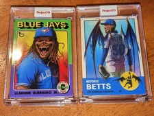 Topps Project70 Mookie Betts and Vladimir Guerrero by Alex Pardee