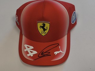 LEWIS HAMILTON SIGNED 2026 SCUDERIA FERRARI HP DRIVERS CAP PUMA