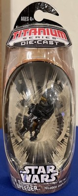 Titanium Series Die Cast Star Wars DARTH MAUL S SITH SPEEDER Hasbro 2006 Disney