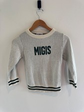 Town Pride MIGIS Kids Knit Crewneck Sweater Size 6 Made in USA
