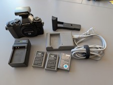 Olympus OM-D E-M5 16.1 MP Digital Camera Black Body Only With Accessories 