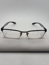Ray-Ban RB8412 2503 Eyeglasses Black Silver Carbon Fiber Frame 52-17-145mm C283
