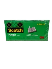 Scotch Magic Tape - 6 Rolls