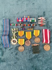 Small Collection Of Medals  With Ribbons Ribbon Bars And Others Vietnam Medals