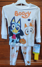 NEW - Toddler Bluey Bingo 'Booey' Halloween Pajamas size 4T